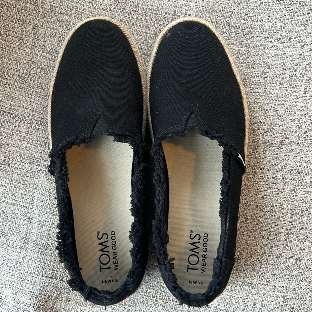 TOMS-Valencia Espadrille Platform Slip-On - Women's. 6.5. Like New